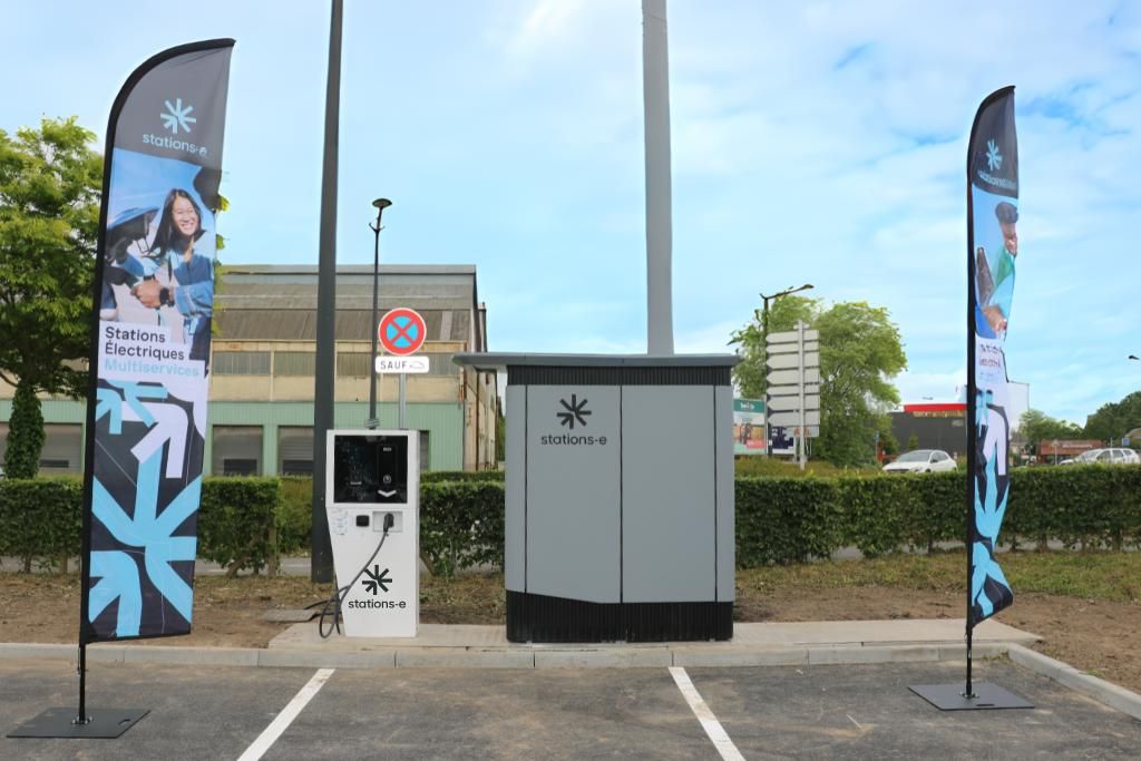 Carte des bornes de recharge rapides