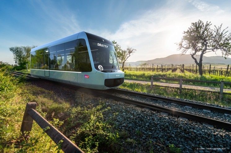 Le système de train leger « draisy »  dévoile son nouveau design